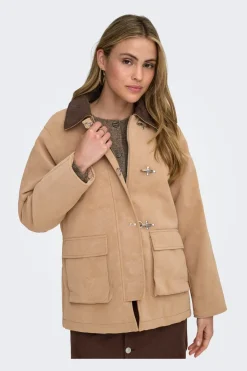 Sale Onlaggie Faux Suede Contrast Jacket Overtøj & Jakker
