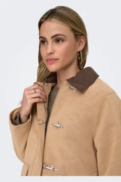 Sale Onlaggie Faux Suede Contrast Jacket Overtøj & Jakker