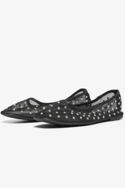 Only Shoes Ballerinaer<Onlakira-4 Mesh Studs Ballarina