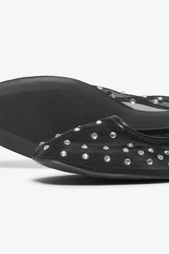 Only Shoes Ballerinaer<Onlakira-4 Mesh Studs Ballarina