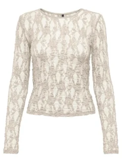 Outlet Onlalba L/S Lace Top Bluser & Skjorter