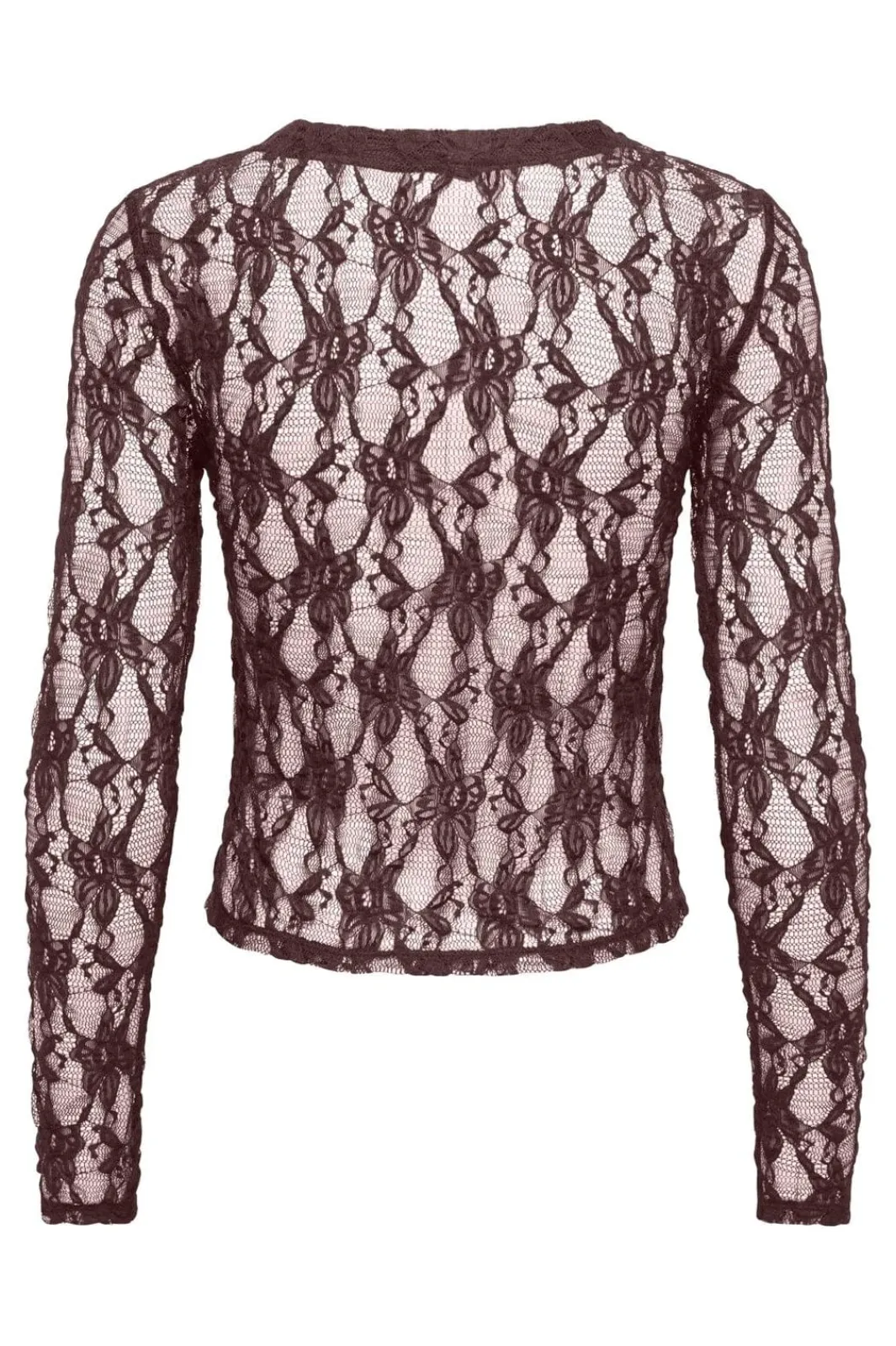 Only Cardigans|Ammevenligt Tøj<Onlalba L/S V-Neck Lace Top
