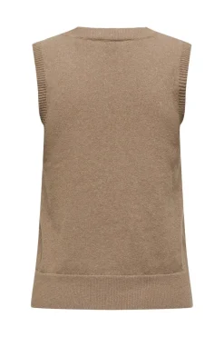 Only Strik|Bluser & Skjorter<Onlama Life Sl V-Neck Vest Cc Knt