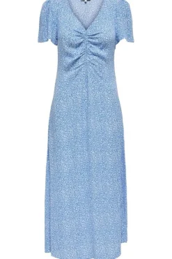 Discount Onlancona Ss V-Neck Dress Moch Kjoler