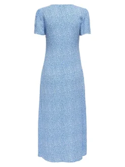 Discount Onlancona Ss V-Neck Dress Moch Kjoler