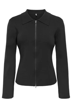 Hot Onlandrea Ls Zip Polo Cardigan Knt Cardigans|Ammevenligt Tøj