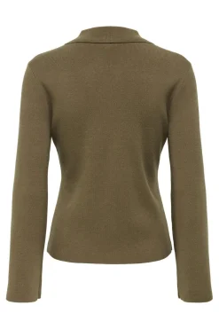 Only Cardigans<Onlandrea Ls Zip Polo Cardigan Knt