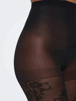 New Onlaviaya Floral Tights Acc Bukser, Jeans & Leggings