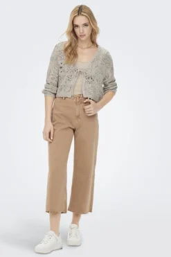 Best Onlbeach Life 7/8 Tie Cardigan Knt Ammevenligt Tøj|Cardigans