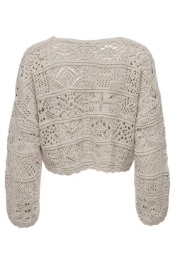Best Onlbeach Life 7/8 Tie Cardigan Knt Ammevenligt Tøj|Cardigans