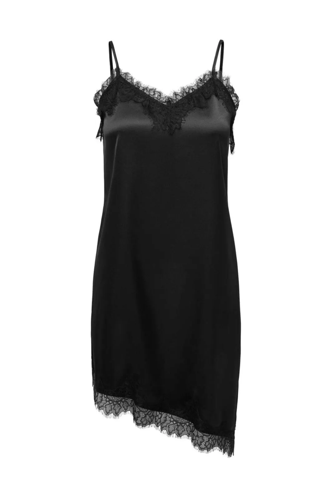 Only Kjoler<Onlbella Strap Satin Lace Dress