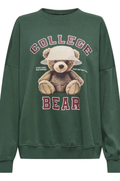 Hot Onlbila L/S Bear O-Neck Swt Sweatsæt & Comfy Wear|Bluser & Skjorter