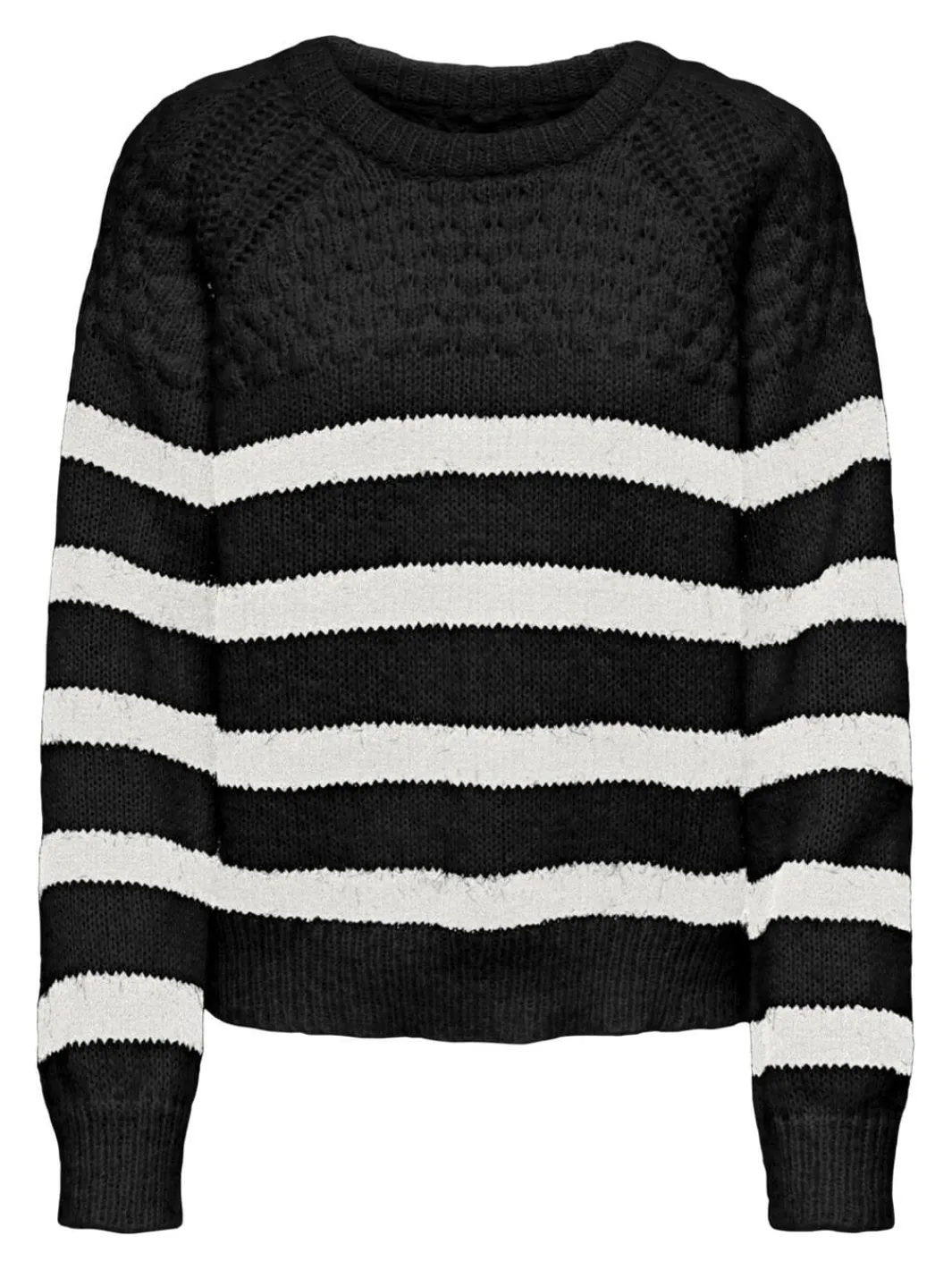 Online Onlbillie Life Ls Stripe O-Neck Knt Bluser & Skjorter|Strik