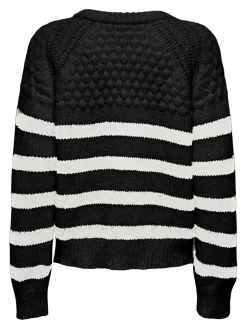Online Onlbillie Life Ls Stripe O-Neck Knt Bluser & Skjorter|Strik