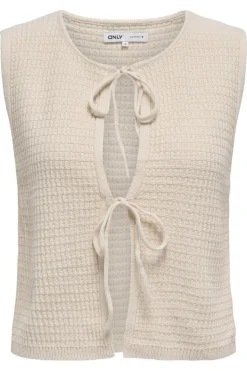 Hot Onlbirtie Sl Tie V-Neck Vest Cc Knt Veste