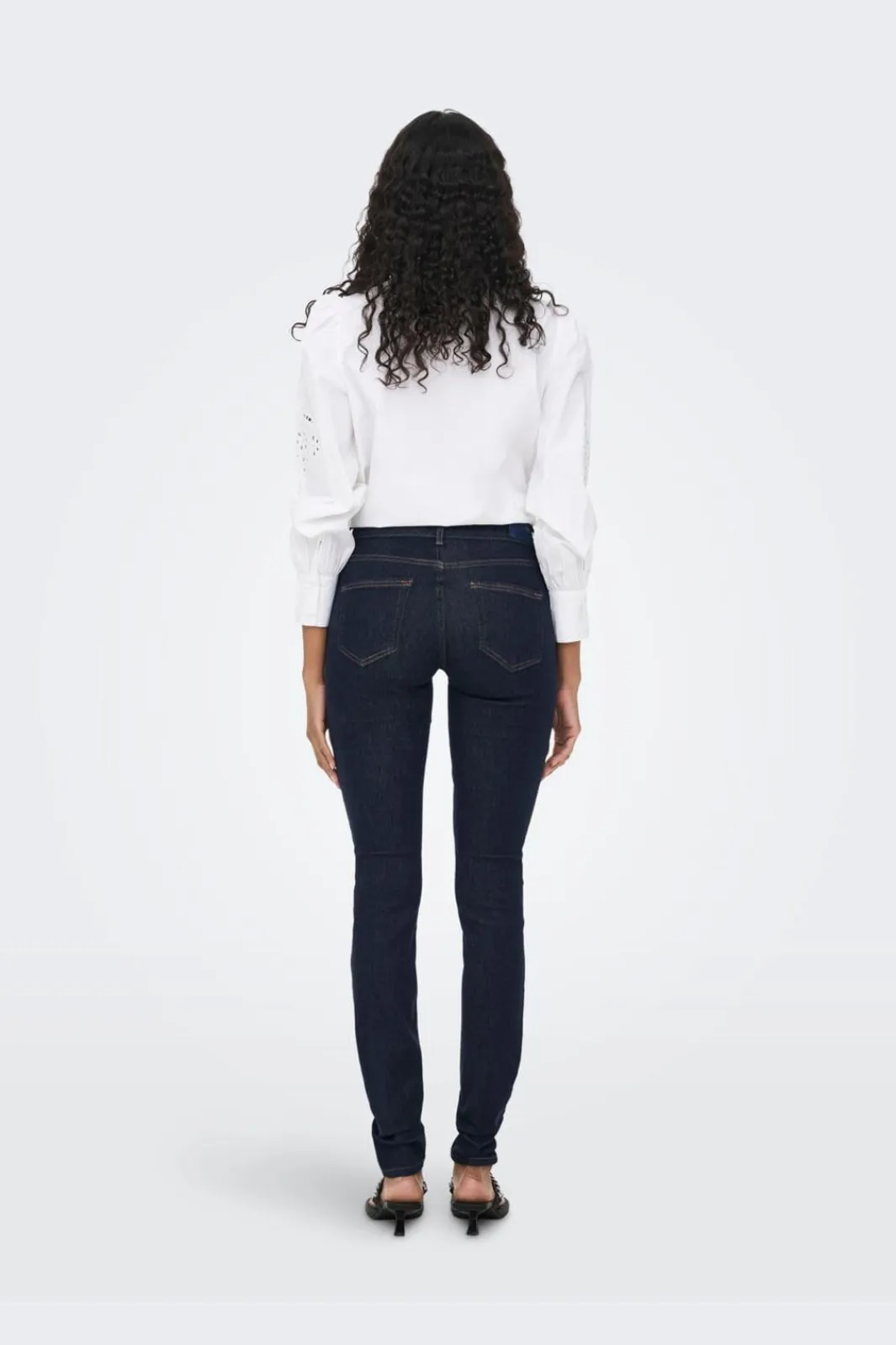Only Bukser, Jeans & Leggings<Onlblush Mid Sk Stayblue