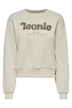 Only Sweatsæt & Comfy Wear|Bluser & Skjorter<Onlbonet L/S O-Neck Swt