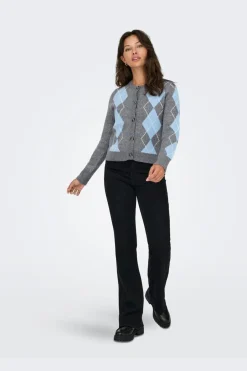 New Onlbrighton Life Ls Button Cardi Knt Cardigans|Ammevenligt Tøj