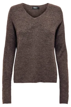 New Onlcamilla V-Neck L/S Pullover Knt Strik|Bluser & Skjorter