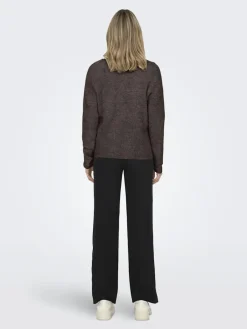 New Onlcamilla V-Neck L/S Pullover Knt Strik|Bluser & Skjorter