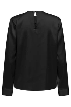 New Onlcamille Ls Satin Deatil Top Bluser & Skjorter