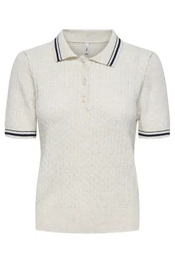 Only Bluser & Skjorter<Onlcanton Ss Polo Pull Knt