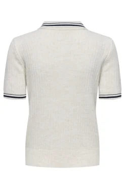 Only Bluser & Skjorter<Onlcanton Ss Polo Pull Knt