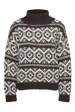 Only Strik|Bluser & Skjorter<Onlcarin Life Ls Jq Loose Rolln Knt