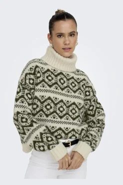 Outlet Onlcarin Life Ls Jq Loose Rolln Knt Strik|Bluser & Skjorter