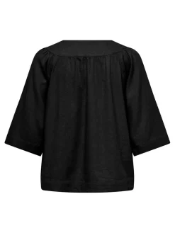 Only T-Shirts & Toppe<Onlcaro 2/4 V-Neck Linen Bl Top Cc