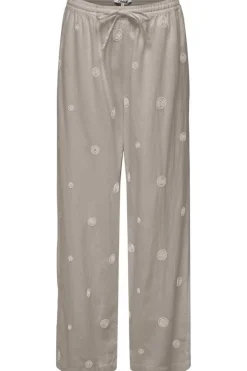 Only Sæt 🛍️|Bukser, Jeans & Leggings<Onlcaro Linen Bl Emb Wide Pant Cc