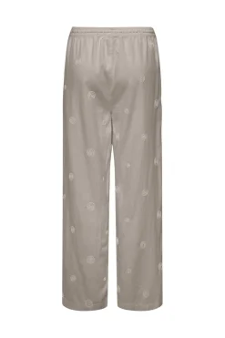 Only Sæt 🛍️|Bukser, Jeans & Leggings<Onlcaro Linen Bl Emb Wide Pant Cc