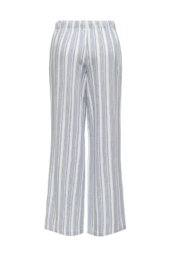 Outlet Onlcaro Linen Bl Pull-Up Pant Cc Bukser, Jeans & Leggings