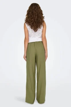 Only Bukser, Jeans & Leggings<Onlcaro Linen Bl Pull-Up Pant Cc