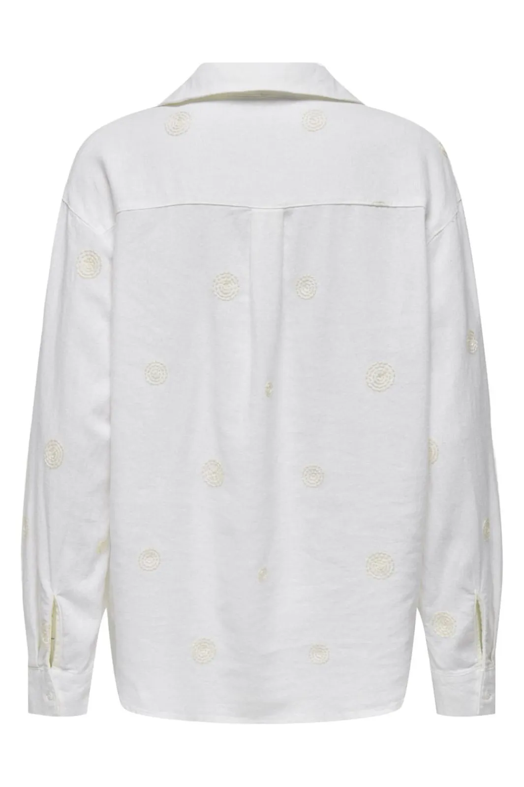 Only Bluser & Skjorter|Sæt 🛍️<Onlcaro L/S Linen Bl Emb Shirt Cc