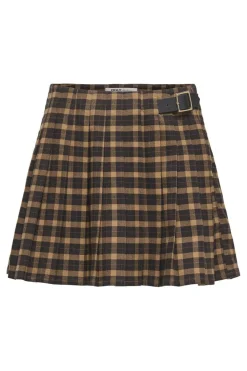 Only Nederdele<Onlcat Life Plisse Check Skirt