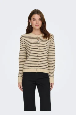 Only Cardigans|Ammevenligt Tøj<Onlchester Life Ls Stripe Cardi Cc Knt