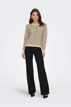 Only Cardigans|Ammevenligt Tøj<Onlchester Life Ls Stripe Cardi Cc Knt