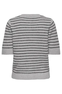 Best Onlchester Life Ss Stripe Cardi Cc Knt Cardigans|Ammevenligt Tøj