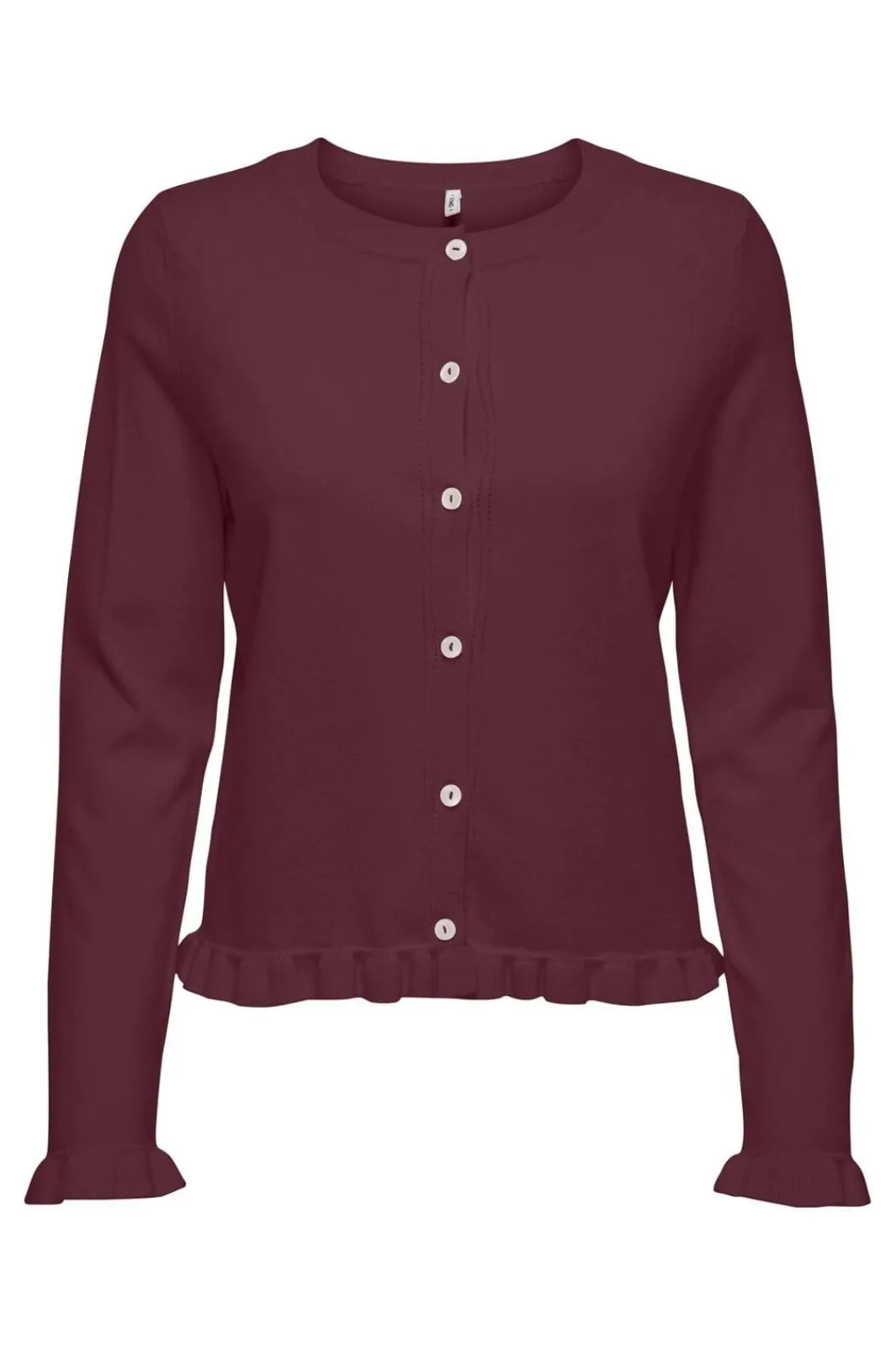 Only Cardigans|Ammevenligt Tøj<Onlcinderel Ls Frill Cardigan Knt