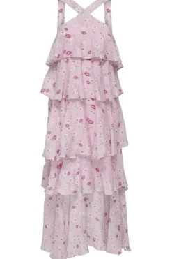 Only Kjoler<Onlcinderella S/L Layered Dress