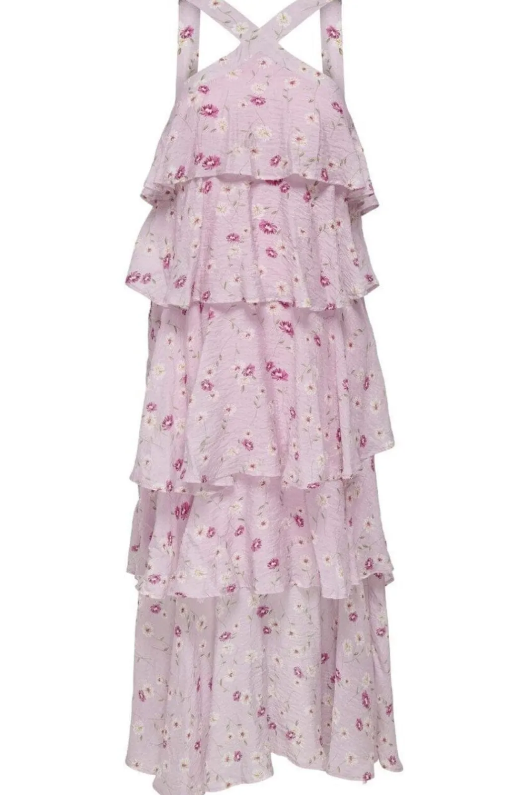 Only Kjoler<Onlcinderella S/L Layered Dress