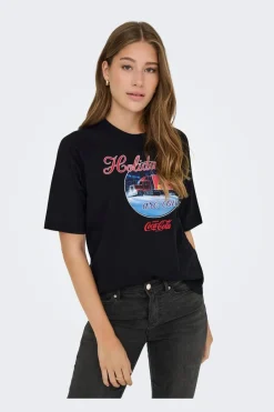 Only T-Shirts & Toppe<Onlcoca Cola Xmas Life S/S Top