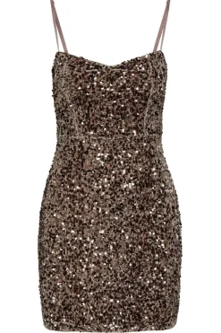 Online Onlconfidence S/L Sequins Tube Dress Kjoler