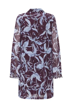 Outlet Onlcyril Mesh L/S V-Neck Short Dress Kjoler