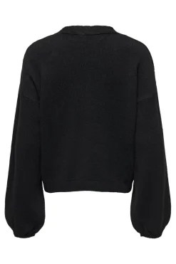 Hot Onldonna Ls Bow V-Neck Knt Strik|Bluser & Skjorter