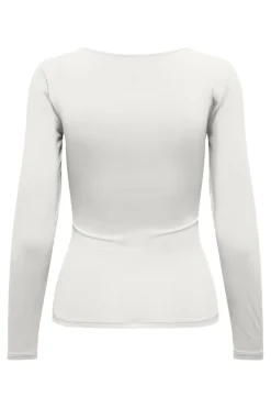 Onlea L/S 2-Way Deep Neck Top Bluser & Skjorter
