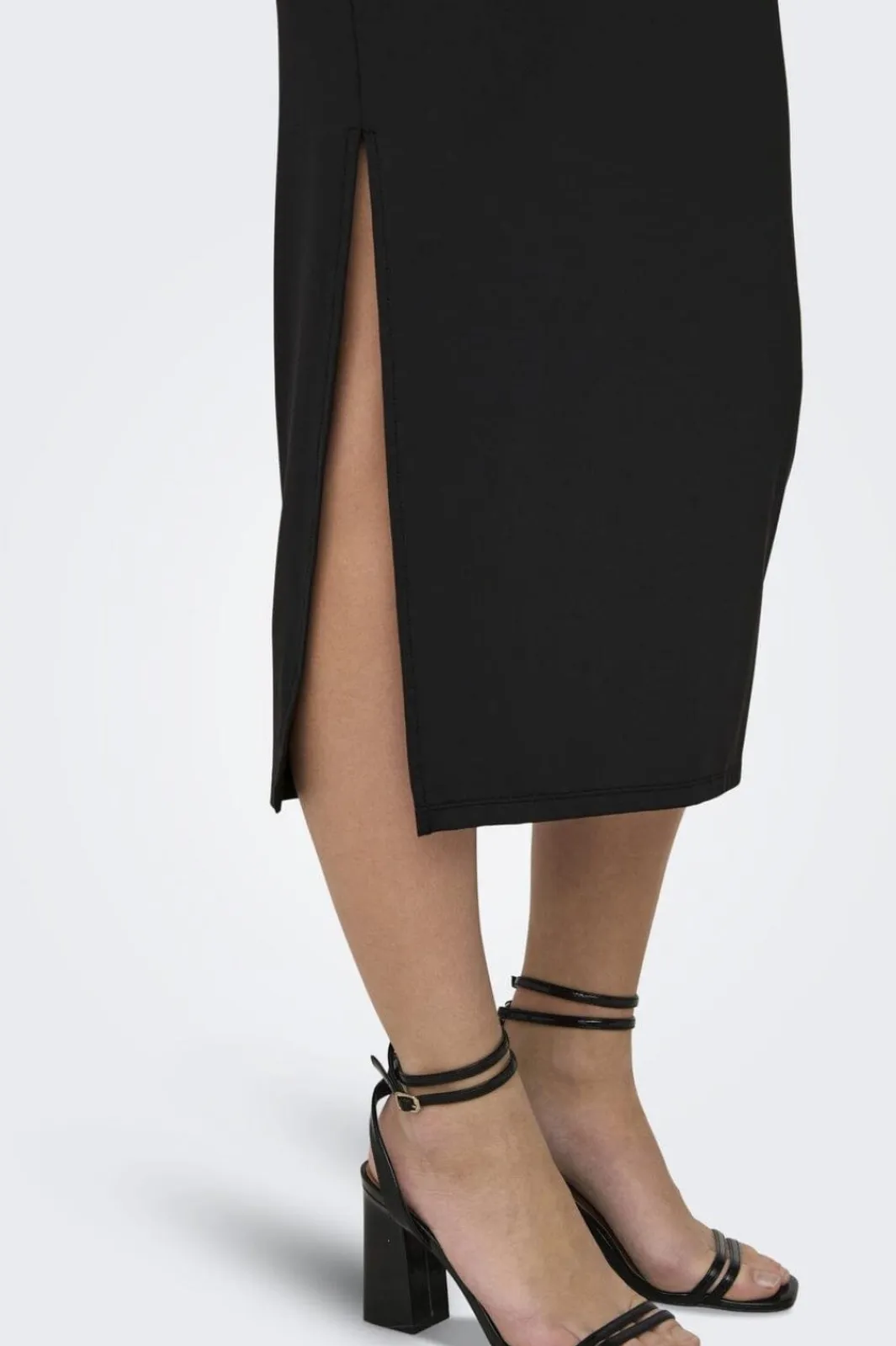 Only Kjoler<Onlea S/L Long Slit Dress Now