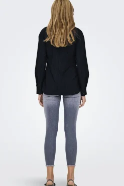 Online Onleda L/S Fitted Shirt 15344223 Bluser & Skjorter|Ammevenligt Tøj