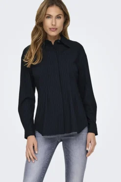 Online Onleda L/S Fitted Shirt 15344223 Bluser & Skjorter|Ammevenligt Tøj